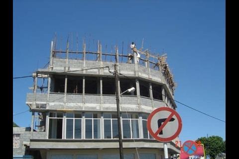 Preparation for fixing new formwork